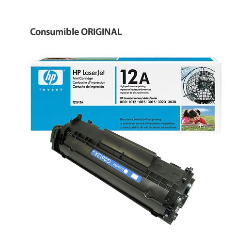 HP 12A Toner negro Laser